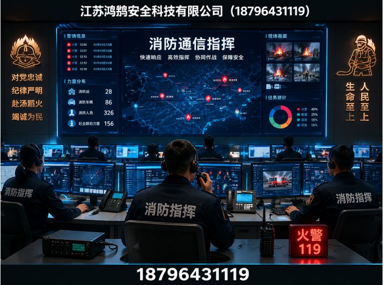 常州应急指挥系统展示图